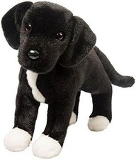 Douglas Twister Black Lab & Pit Bull Mix Plush Stuffed Animal 16-inch. UK Seller