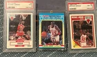 Michael Jordan PSA Lot + 1988 Fleer Sticker  PSA 8 / PSA 9 Bulls Vintage Cards