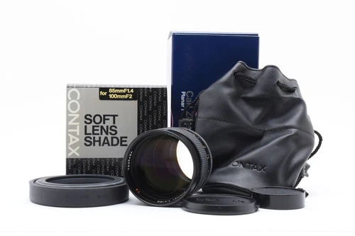 Contax Carl Zeiss Planar T* 85mm F1.4 MMJ Lens CY TOP MINT Unuse W/BOX JAPAN