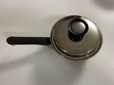 Vintage Amway Queen Multy Ply 18/8 Stainless Steel 2 Pc Cookware Set Sauté Pan