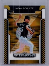 Noah Schultz 2025 Leaf Optichrome Baseball 1/1 Pre Production Proof