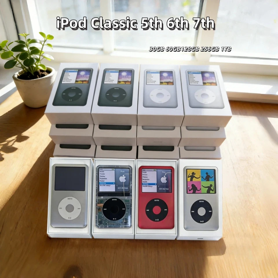 Apple iPod Classic 5th 6th 7th Gen 128GB 160GB 512GB 256GB 1TB New Battery - Image 3 of 4
