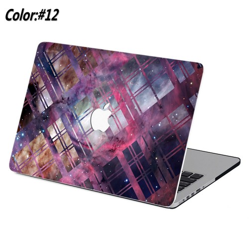 Sky Galaxy Pattern Painted Rubberized Hard Case KB Cover For New Macbook Pro Air - Picture 22 of 34