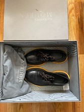 Shoes Alexander McQueen Derby Yellow Sole Pre-owned Leather Vintage Designer 