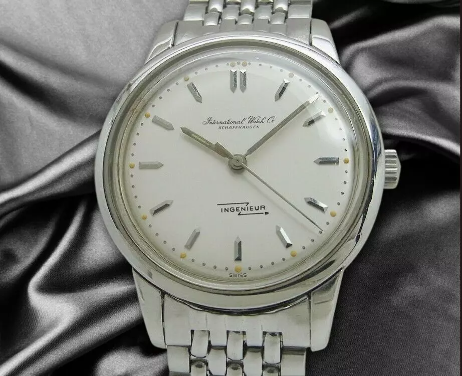 IWC Ingenieur 666A Silver Dial Manual Vintage Watch 1964 s