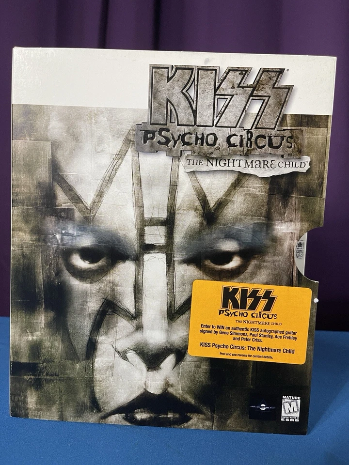 KISS Psycho Circus Nightmare Child PC Game *ALL COVERS* BIG BOX NEW Lot 5 NIB - Image 2 of 4