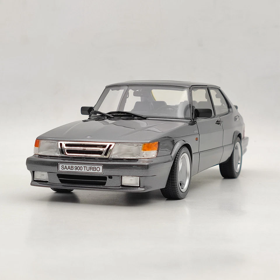 DNA Collectibles 1/18 Saab 900 Turbo T16 Airflow Grey DNA000113 Resin Model Car - Image 4 of 4