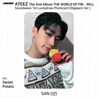 ATEEZ The 2nd Album WORLD EP.FIN WILL Soundwave 1st Luckydraw