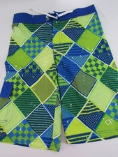 OP Ocean Pacific Boy's X-Large 14-16 Diamond Swim Trunks
