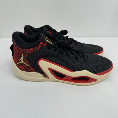 NWOB Nike Air Jordan Jason Tatum 1 Zoo Men's 13 Black Gold Red