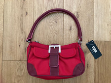 Storm London Small Fuchsia Pink Canvas and Synthetic Material Handbag *BNWT*