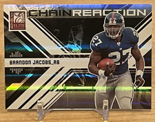 2009 Donruss Elite Chain Reaction Black 044/399 Brandon Jacobs #19 Giants