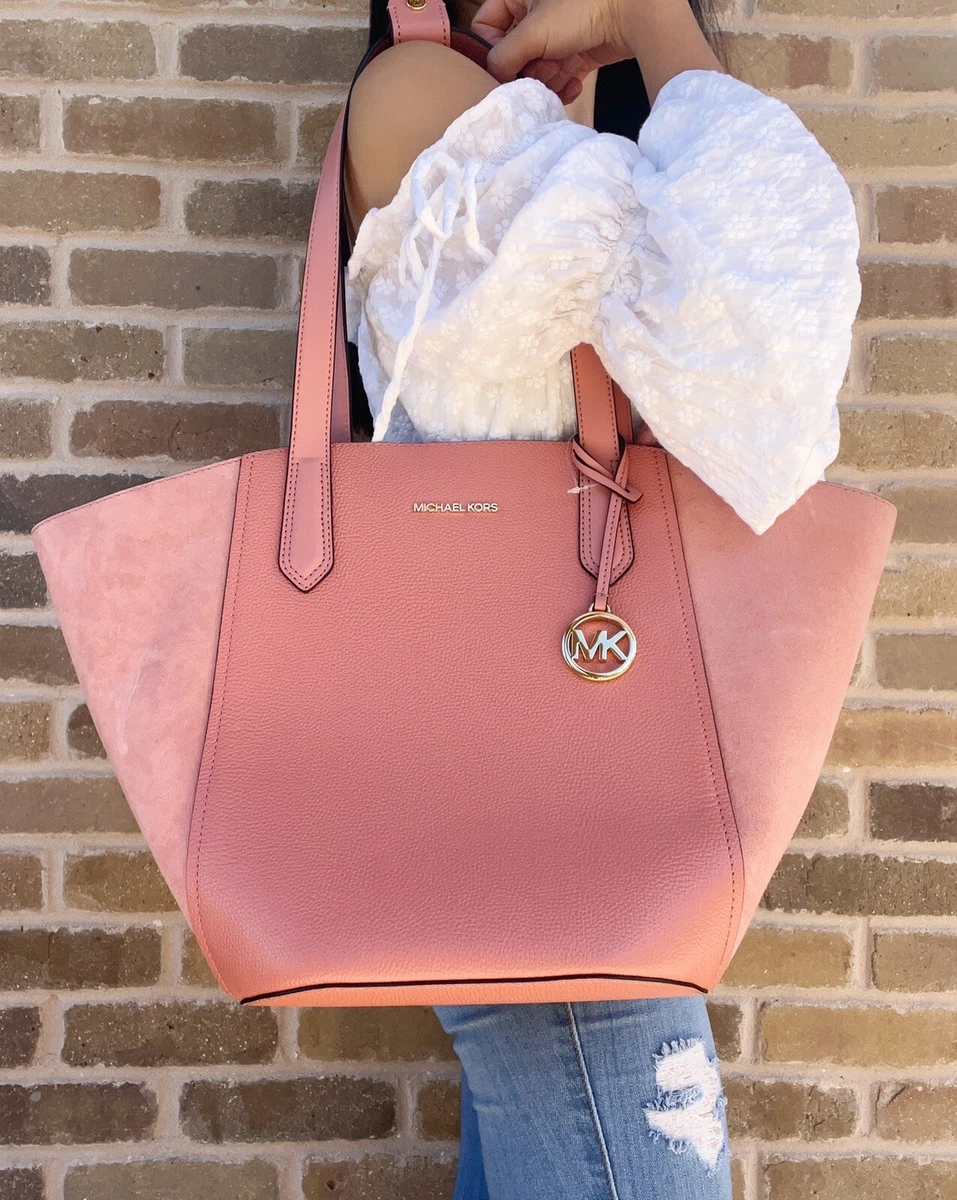 rose pink michael kors pink purse