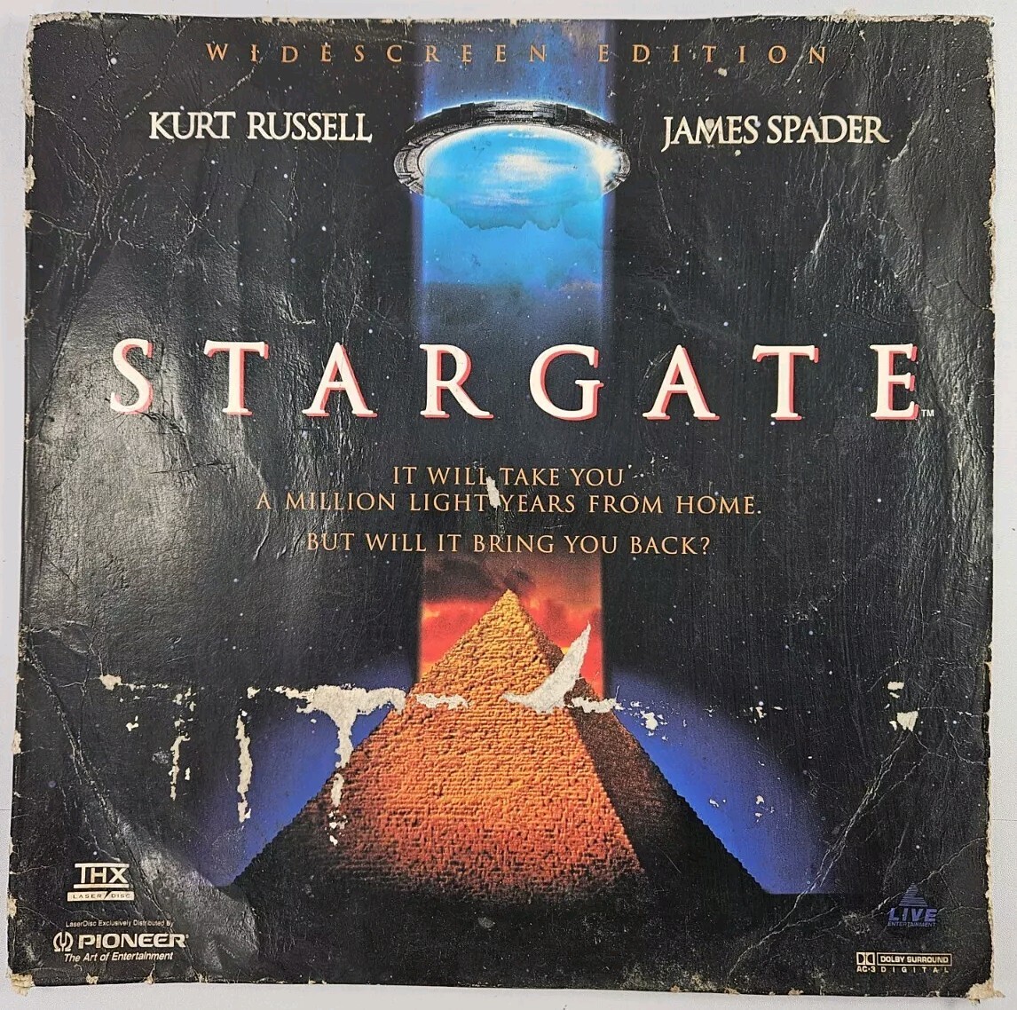 Stargate NTSC Widescreen Laserdisc 2 Disc Edition - Kurt Russell - Tested