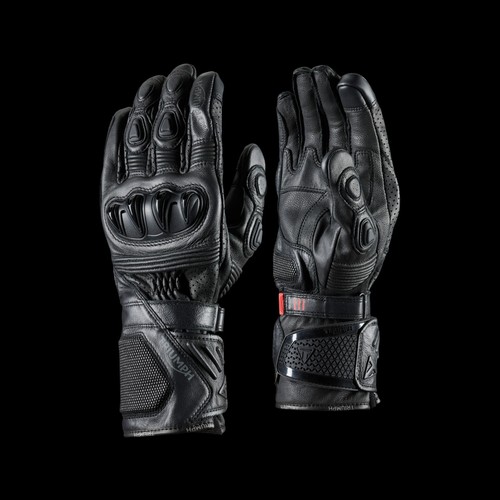 Gants De Frappe De Baseball BRUCE BOLT 2025 - Noir Cuir, Manchette Longue, Taille L - Neufs Avec étiquettes