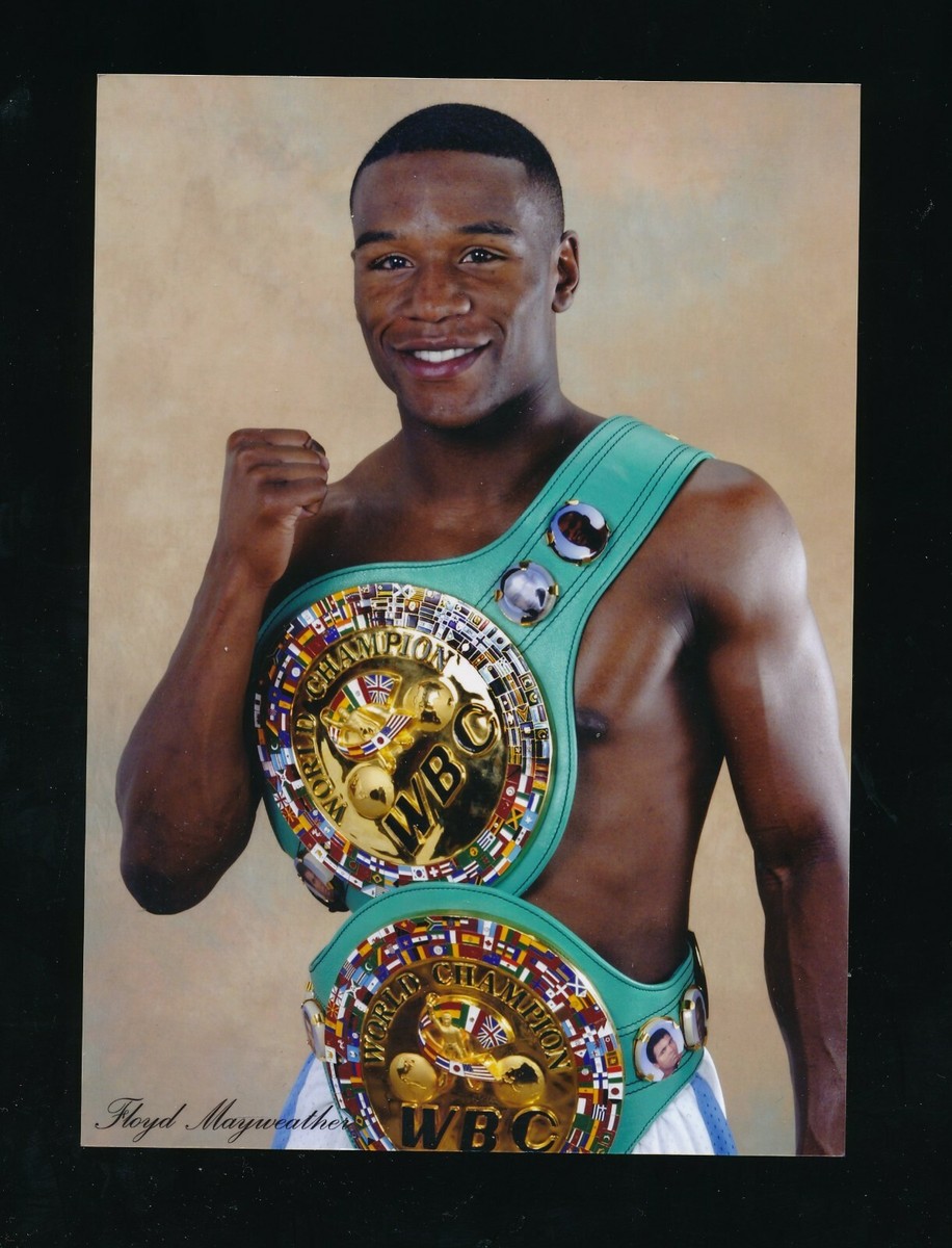 late 90's FLOYD MAYWEATHER orig boxing promo press photo strong