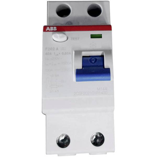 ABB 2CSF202101R1400   Interruttore differenziale A 2 poli 40 A 0.03 A 230 V/AC,
