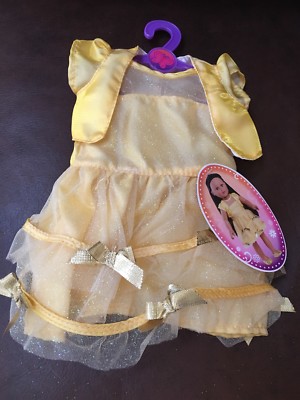 My Life Gold Tulle Princess Dress Fits  18 Inch Doll NEW