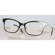 NEW Isaac Mizrahi IM 30016 BK Black Prescription Eyeglasses 52-17-135 IM30016