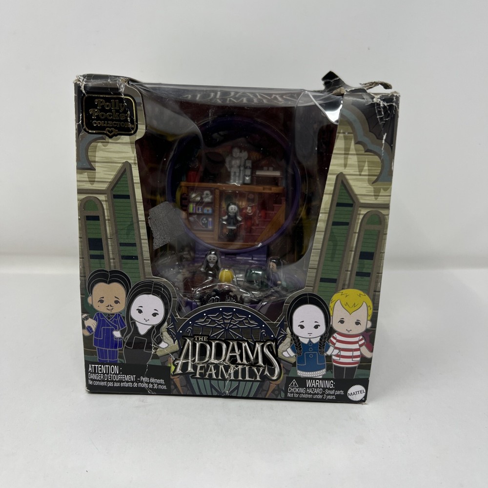 Mattel The Addams Family Collectors Edition Polly Pocket Compact New Box Damage