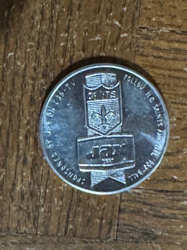 1968 New Orleans Saints v Pittsburgh Steelers Football Game Coin - Picture 2 of 2