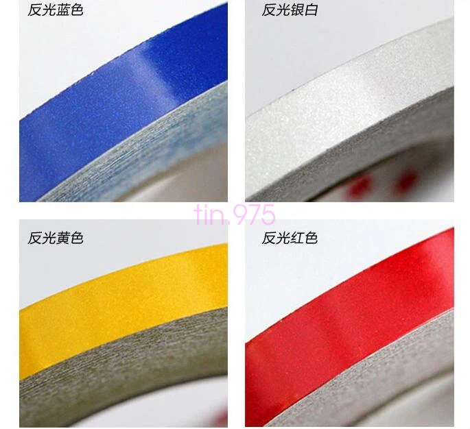 Ultra Glossy Reflective Safety Tape DIY Sticker Decal 150FT Roll - Изображение 4 из 4