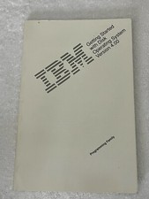 IBM 1988 First edition Getting Started with Disk Operating System Version 4.0