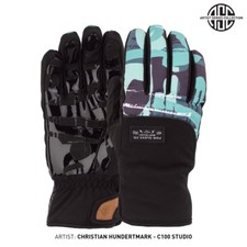 Nuevo POW Gloves Zero Snowboard Guantes Esquí Medium-Xlarge ABS 1 Artista Series