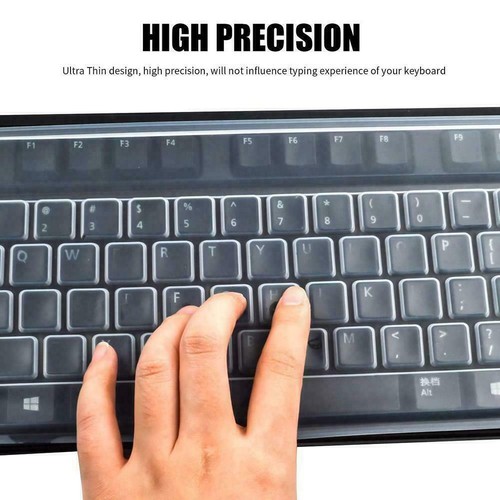 1 x Universal Clear Keyboard Skin Protector Silicone new~ PC Desktop E7L3 - Picture 9 of 11