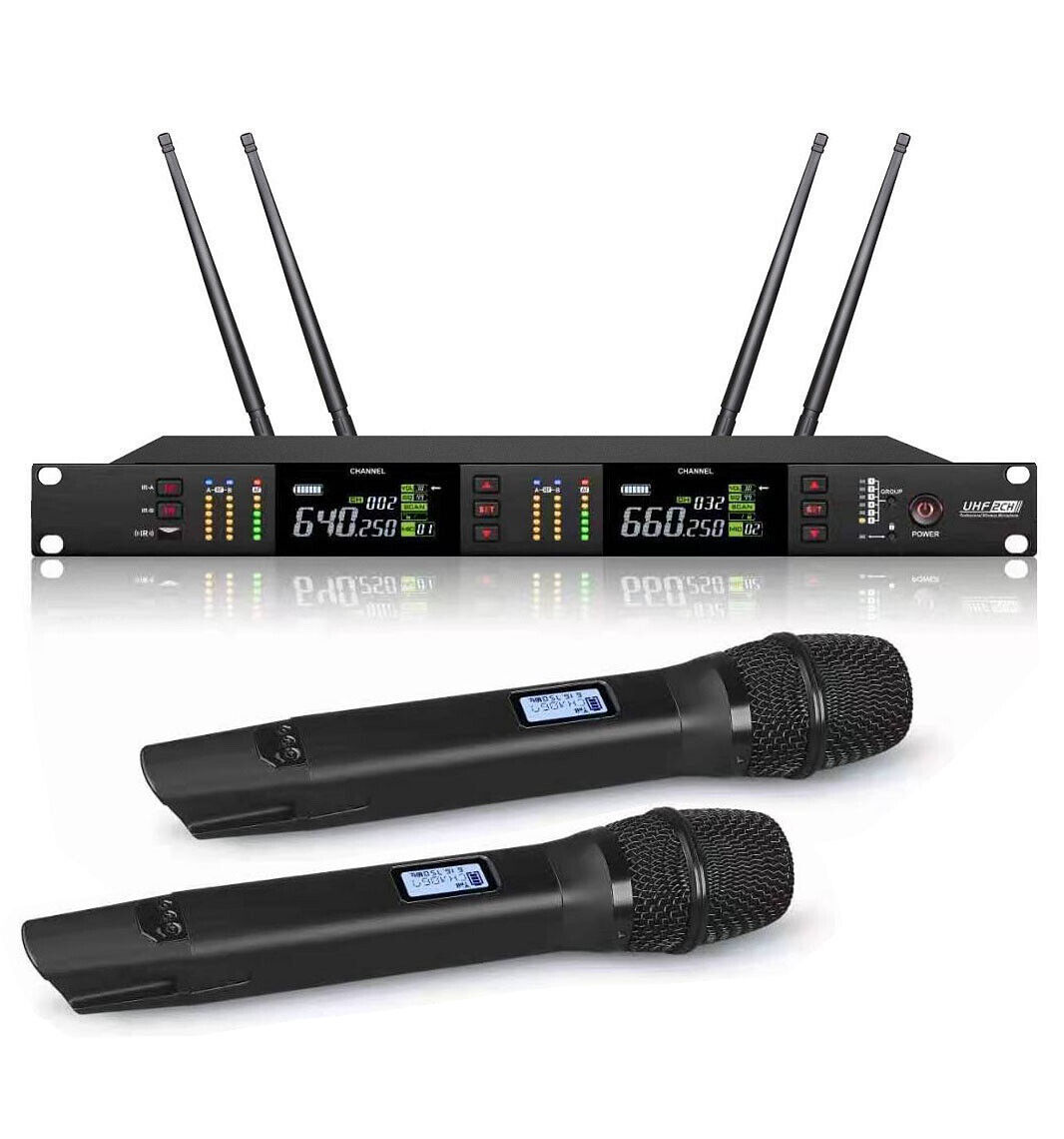 UHF Dual Wireless Microphone System for Shure Wireless True UHF Dual Wireless Microphone System for Shure Wireless True