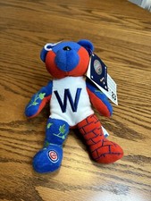 FOCO Chicago Cubs MLB Plush Bean Bear Toy Genuine Merch Collectible RARE Wrigley
