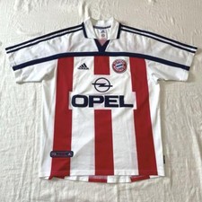 Vintage Bayern Munich 00/01 Size M Official Soccer Jersey adidas