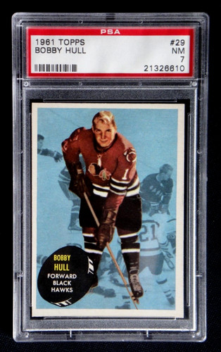 Bobby Hull #29 1961 Topps card