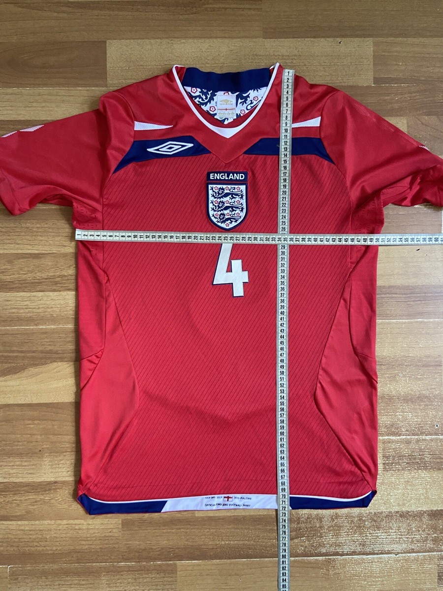 ENGLAND 2008 2010 AWAY SHIRT JERSEY UMBRO sz S MEN #4 GERRARD | eBay