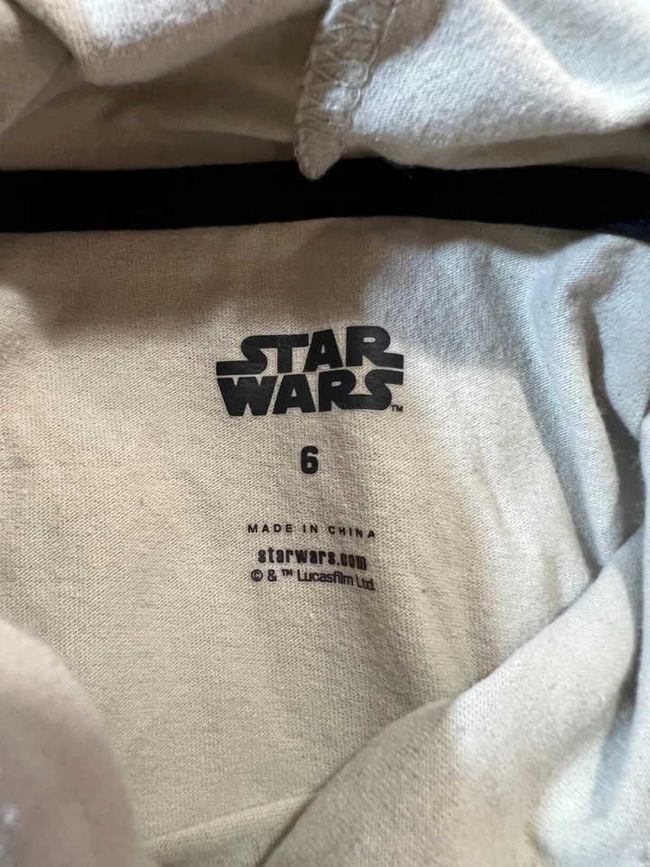 Футболка с капюшоном Star Wars для мальчиков неизвестные виды This Is The Way и шорты комплект размер 6 - Изображение 4 из 4