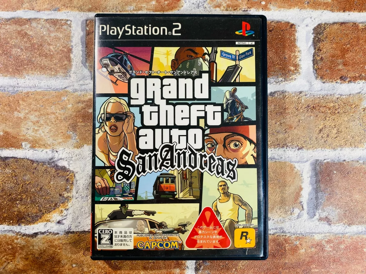 Grand Theft Auto: San Andreas - PlayStation 2 MANUAL INCLUDED + POSTER