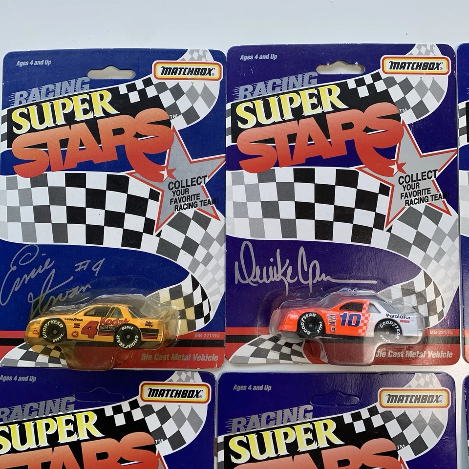 Lote de 9 Matchbox Racing Superstars 1992 vintage Foto 2 de 4