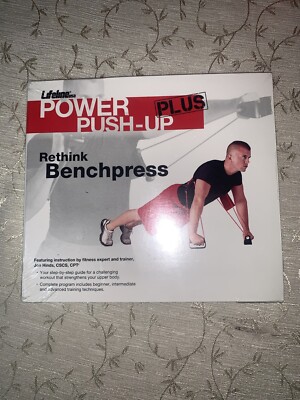 LIFELINE Power Push-Up Plus (TM) Dynamic Resistance Tool And DVD-New