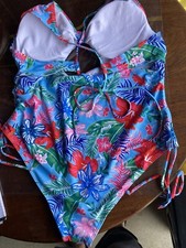 Swim Suit Tropical Pattern Size 3XL