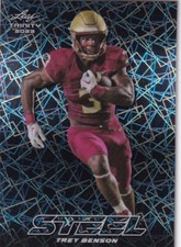 2023 Leaf Trinity (Mega Box) #S-76 Trey Benson Steel Lazer Silver