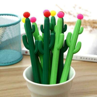 Cute Cactus Design Gel Pen Writing Pen Office School Sale Supplies Gift Nice