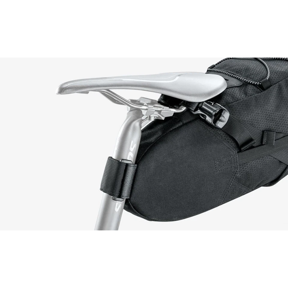 Bolsa de asiento de bicicleta Topeak TBP BL3B BackLoader 15 litros gran capacidad negra Foto 3 de 4