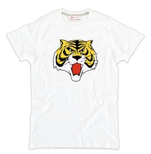 T-shirt TIGER MAN bianca maschera manga cotone tigerman wrestling uomo tigre