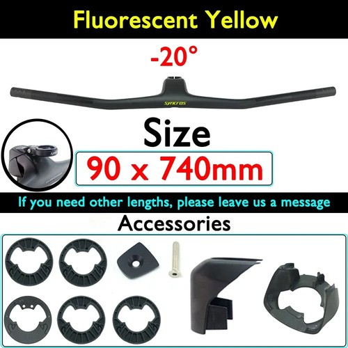 Carbon Fiber FRASER IC SL WC MTB Bicycle Integrated Handlebars with Stem 740mm - Picture 35 of 40