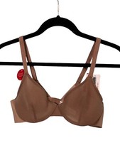 Spanx Tan bra Comfortable Breathable Lightweight. Size Large A-C See Size Chart