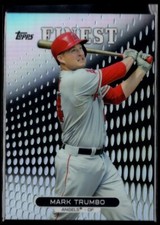 2013 Topps Finest MARK TRUMBO REFRACTOR Los Angeles Angels Baltimore Orioles