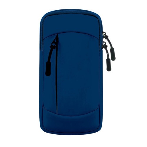 PU Wrist Bag Double-layer Phones Arm Pouch New Arm Sleeve Universal - Zdjęcie 9 z 11