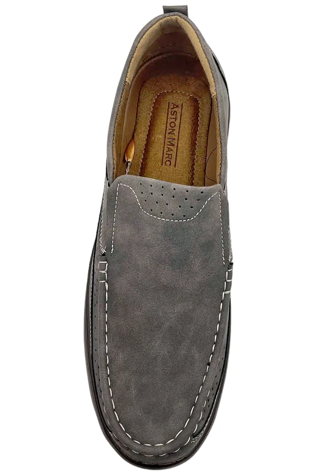 Aston Marc Men's Slip On Comfort Casual Gray - Image 2 of 3