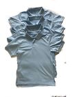 Place 4 Pack Boys Short Sleeve 2 Button blue uniform Polo shirt size M 7-8