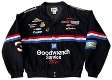 Vintage Dale Earnhardt Jacket XL NASCAR Goodwrench 3 Racing Chase Authentic